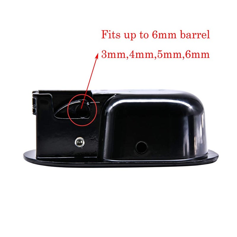 Yoogu Metal Recliner Handles Replacement Parts Fits for Most Couch Sofa Chair Black (1) - Image 4